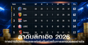ตารางลำดับลีกเอิง2026
