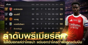 ลำดับพรีเมียร์ลีก