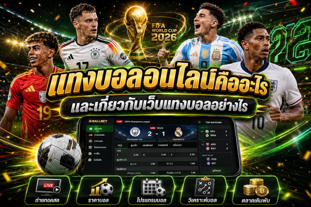 เว็บแทงบอลออนไลน์