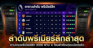 ลำดับพรีเมียร์ลีกล่าสุด