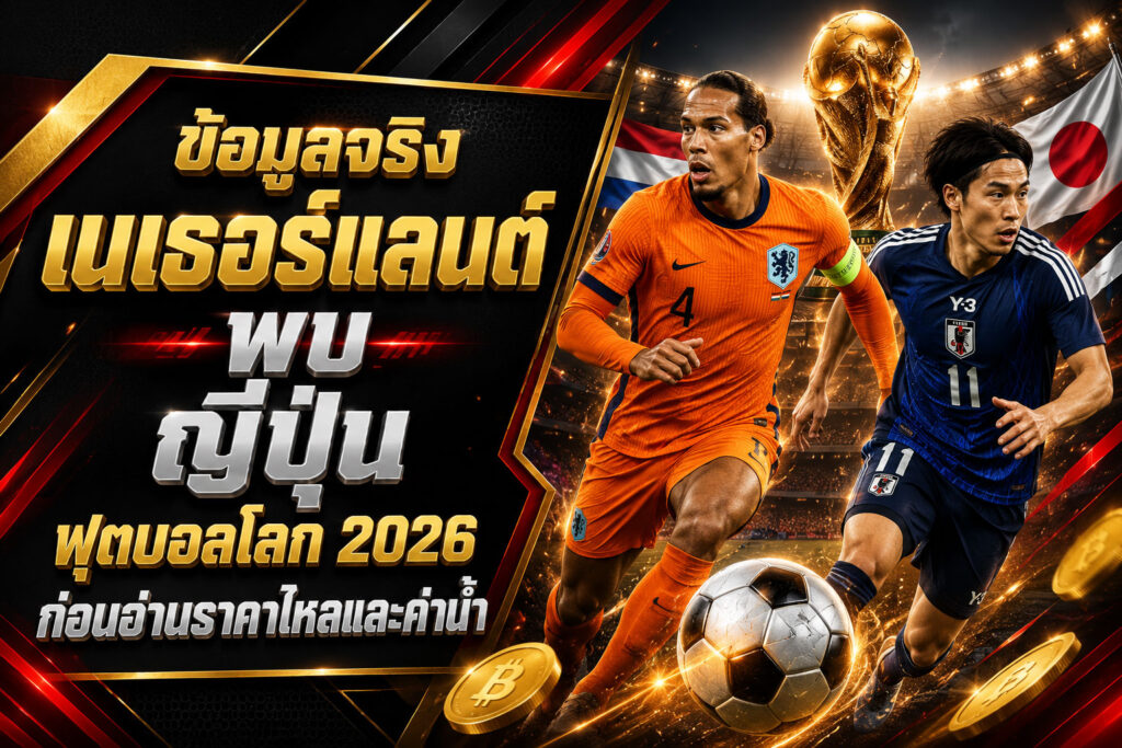 ข้อควรระวังก่อนแทงบอลเนเธอร์แลนด์พบญี่ปุ่น