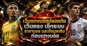 เว็บแทงบอลปลอดภัย