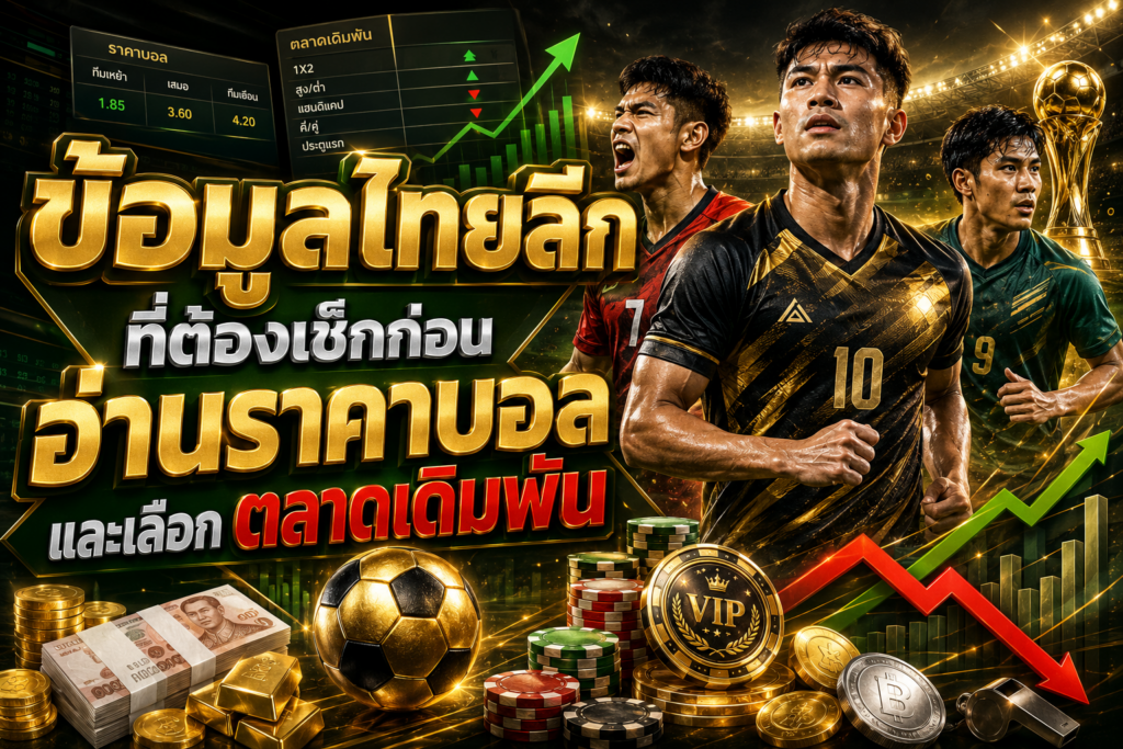 ข้อมูลไทยลีก-ก่อนอ่านราคา