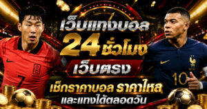 เว็บแทงบอล24ชั่วโมง