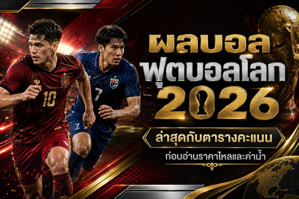 ผลบอลและตารางคะแนนก่อนอ่านราคา