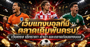 เว็บแทงบอลที่มีตลาดเดิมพันครบ